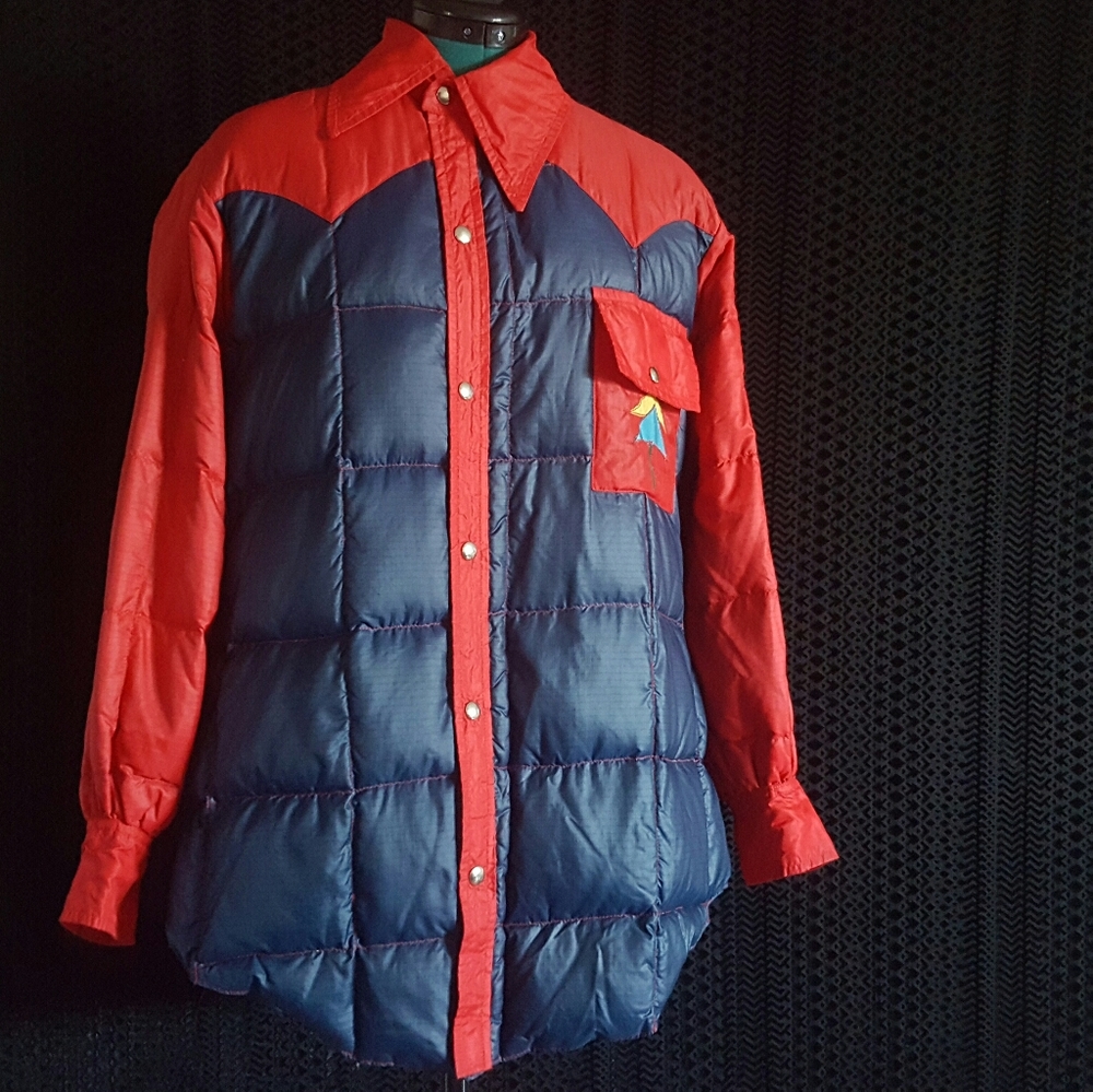 Vintage Frostline Down Western Shirt Jacket